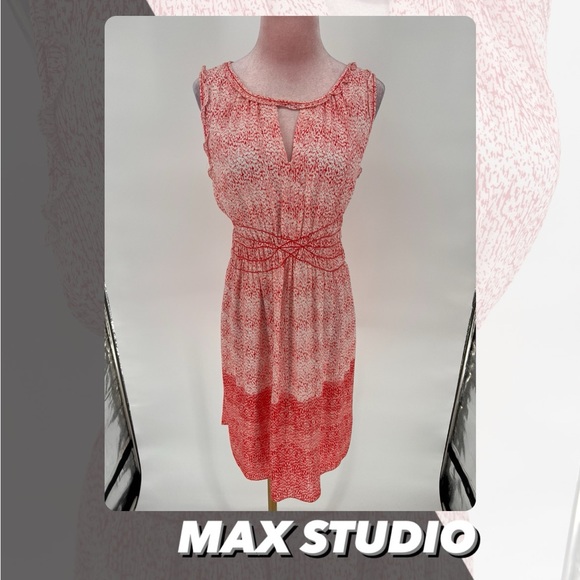 EUC Max Studio Smocked Waist Dress - Picture 1 of 8